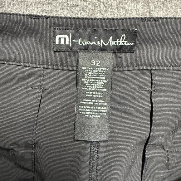 Travis Mathew Chino Shorts Men's 34* Black Golf Stretch Performance 10" Inseam - Picture 2 of 6